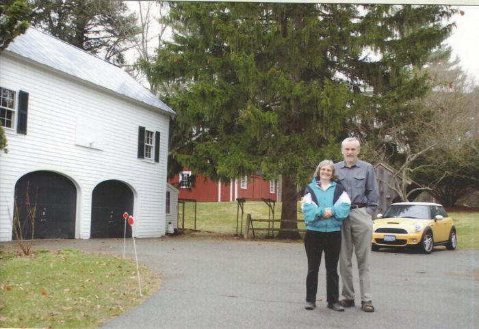 RED BARN IN BACKGROUND WAS BUILT BY CONNIE'S DAD