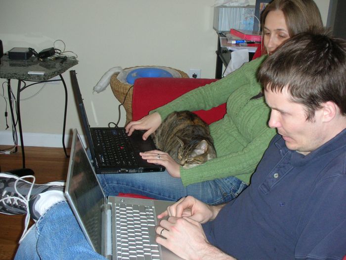 TIMOTHY & AMANDA WITH LAPCAT, MAX