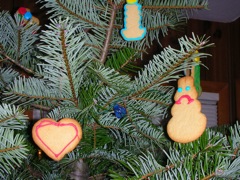 Cookies Hanging on the Tree