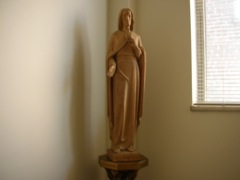Statue in the Stairway - Ora Pro Nobis