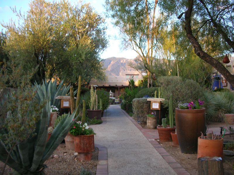 The main entry to the hotel